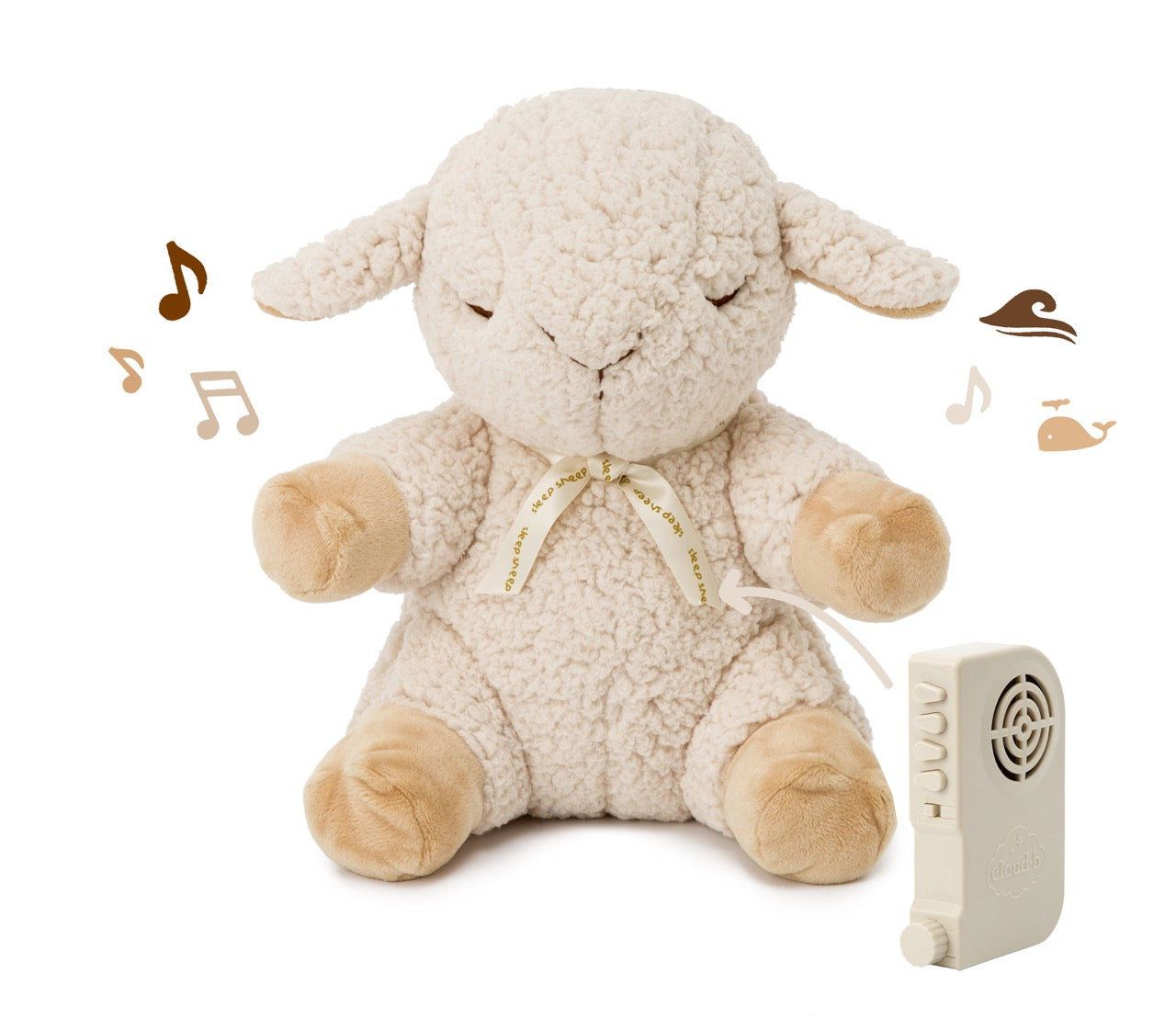 Sleep Sheep™ White Noise Soothing Plush cloud.b