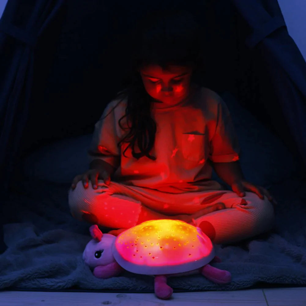 Twilight Ladybug™ - Pink Calming Nightlight Star Projector cloud.b   