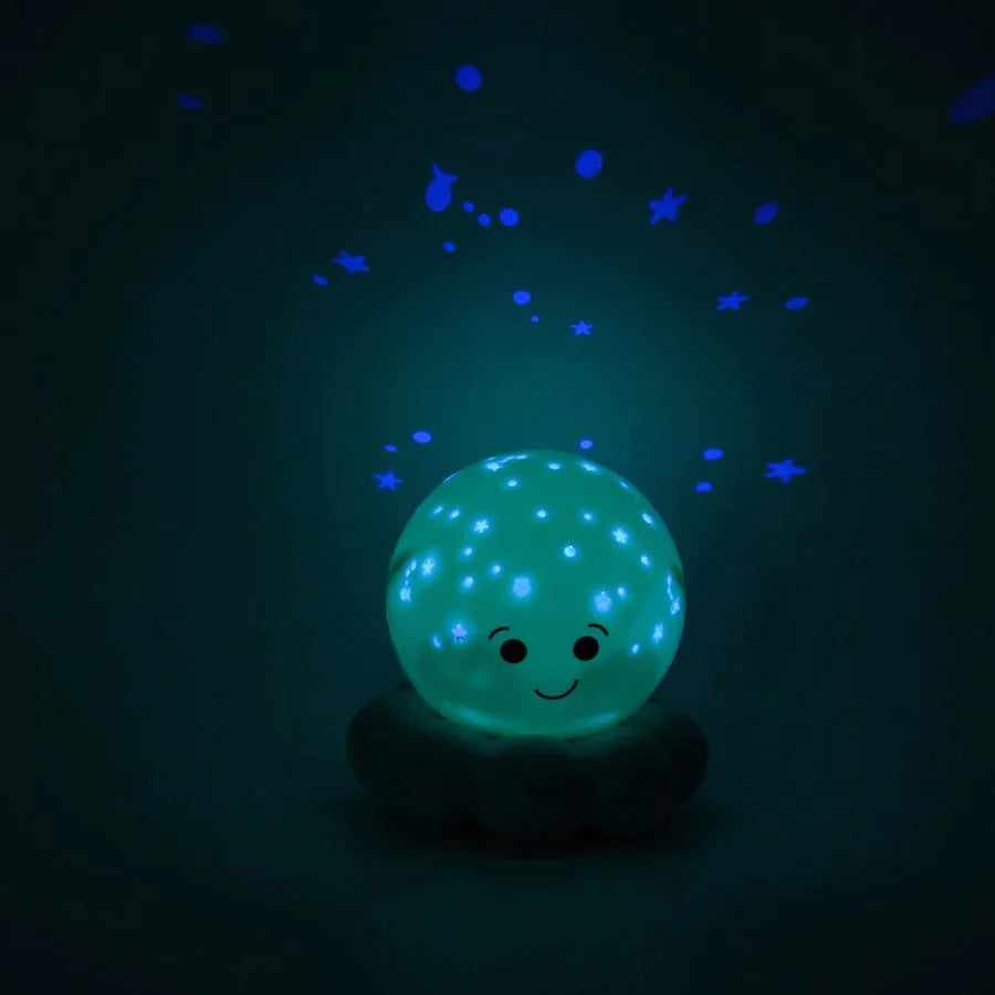 Twinkles To Go Octo™ - Blue Travel Comforting Nightlight Projector cloud.b