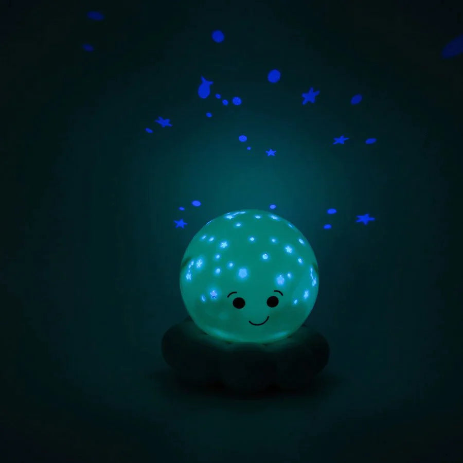 Twinkles To Go Octo™ - Blue Travel Comforting Nightlight Projector cloud.b   