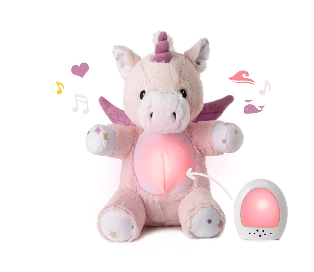 LoveLight™ Buddies - Lily the Unicorn™ White Noise Soothing Plush cloud.b