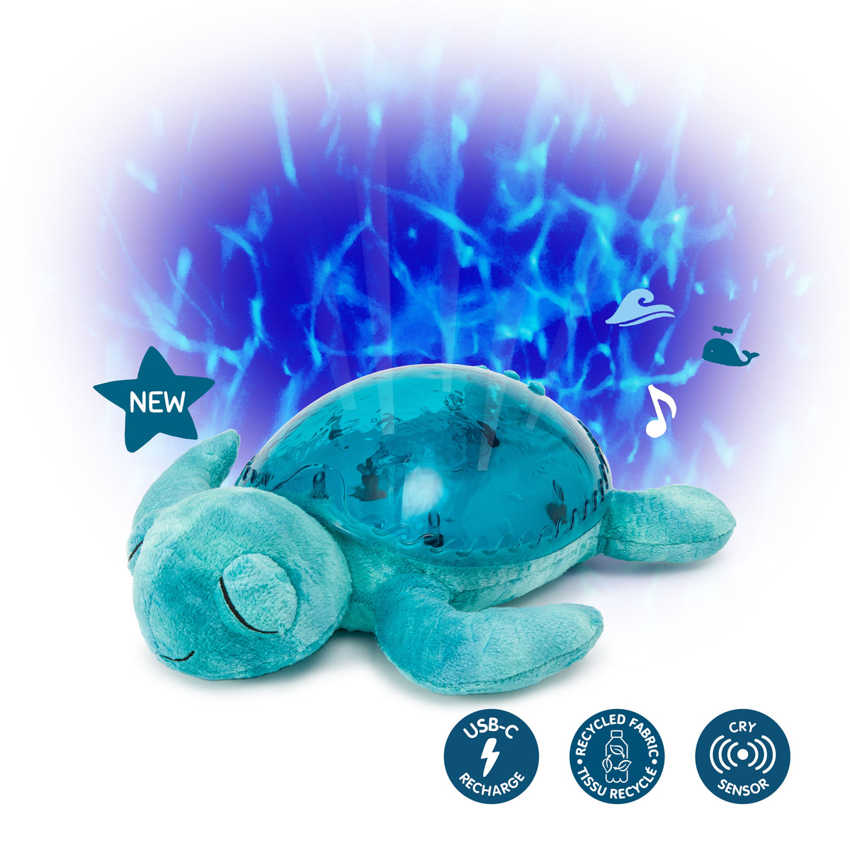 Tranquil Turtle Rechargeable - Aqua by CLOUD B