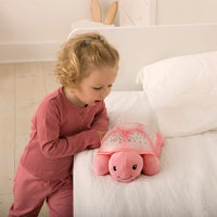 Twinkling Twilight Turtle™ - Pink Star Projector Nightlight with Soothing Sounds cloud.b