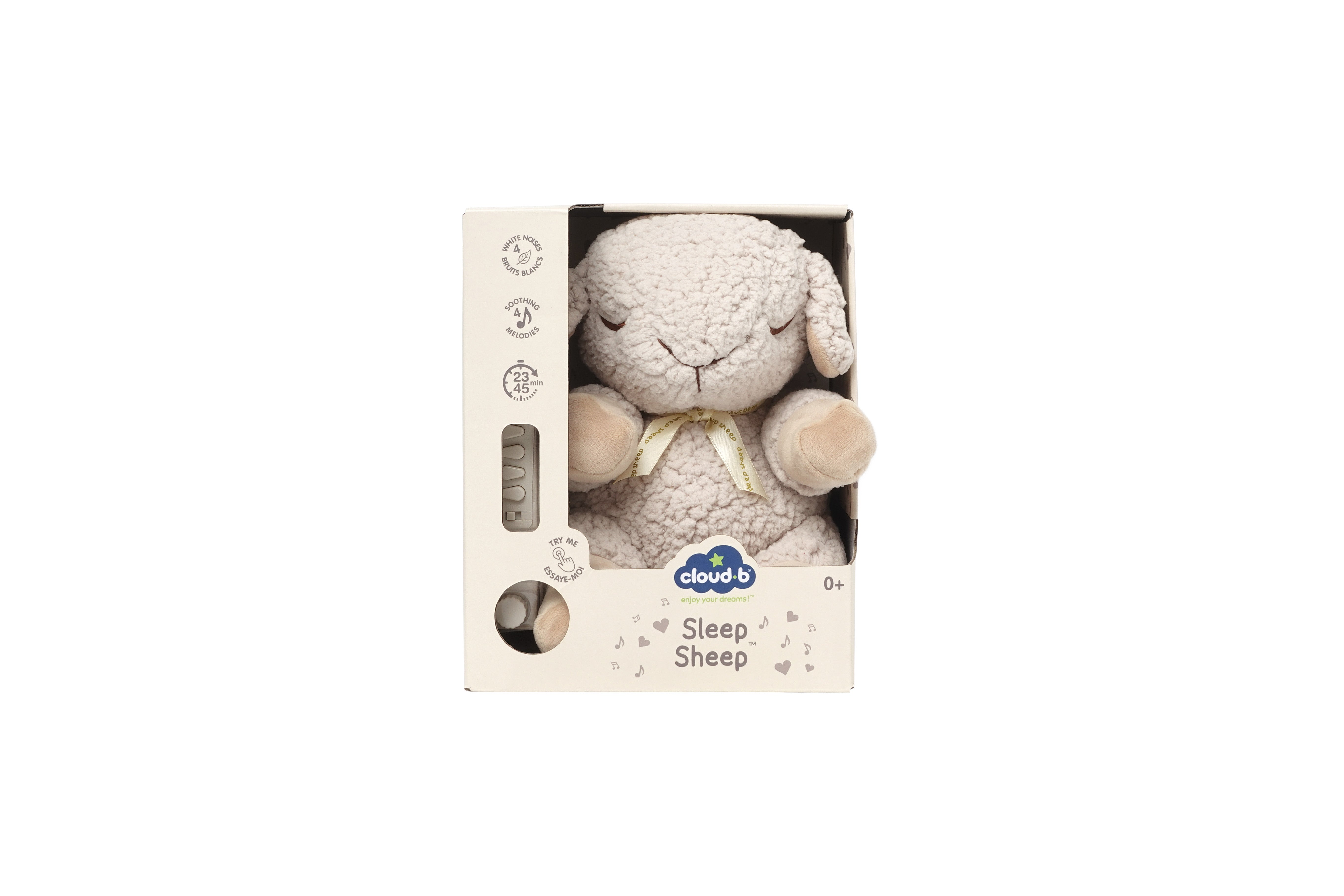 White Noise Soothing Plush | Baby travel | Sleep Sheep – cloud.b