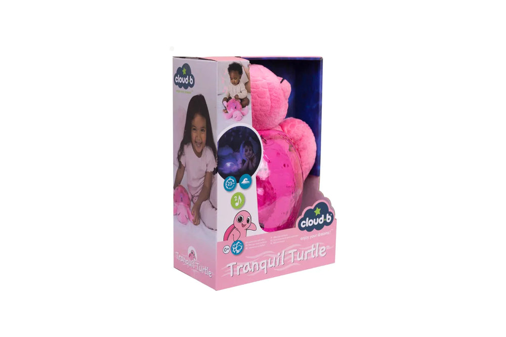 Tranquil Turtle™ - Pink Tranquil Turtle Nightlight for babies and kids cloud.b   