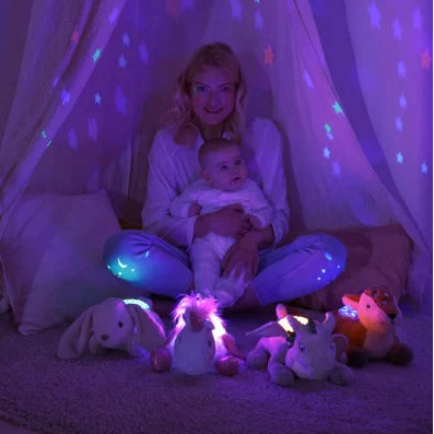 Twilight Buddies™ - Fawn Calming Nightlight Star Projector cloud.b   
