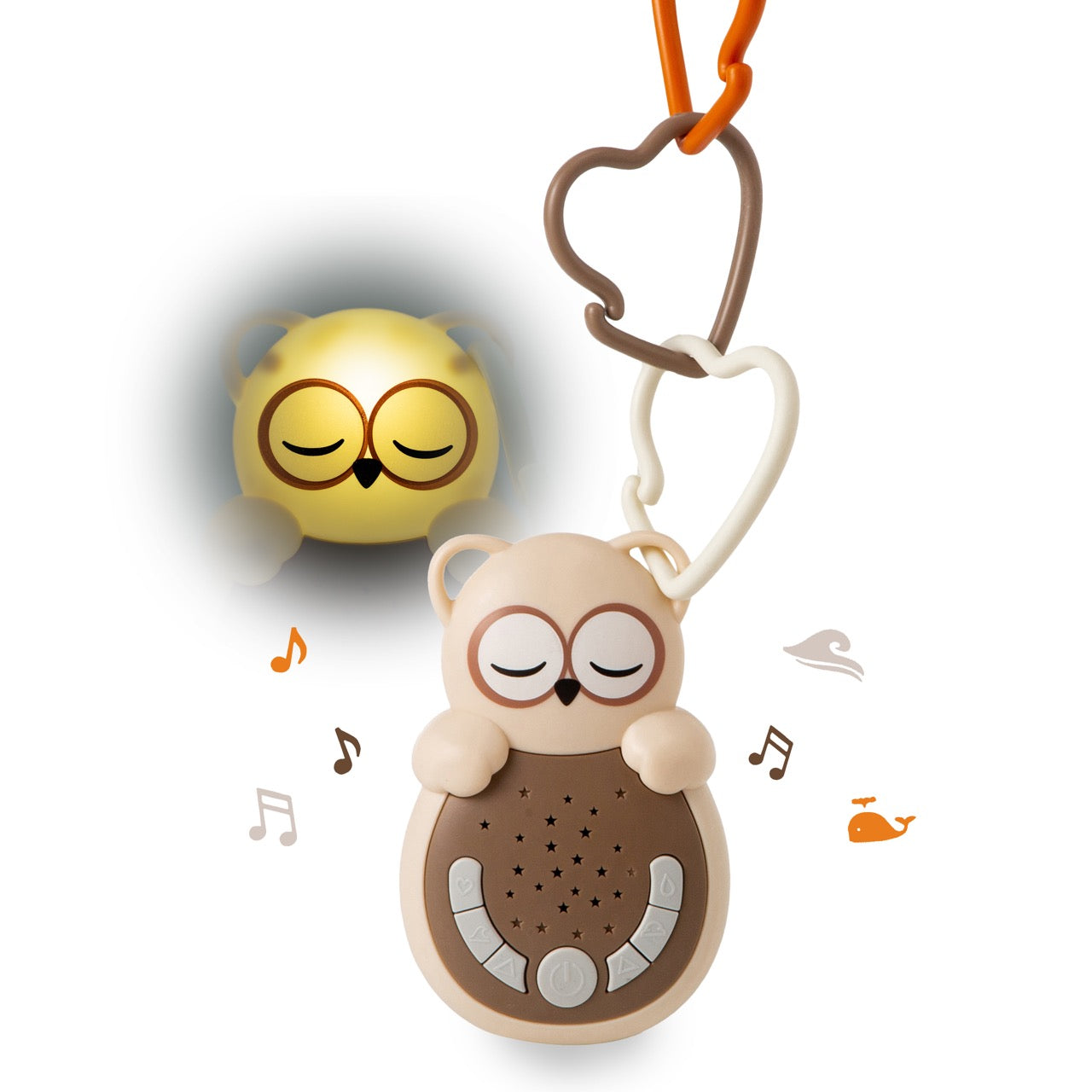 Travel Comforting Sound Machine w/Calming Light | Owl – cloud.b