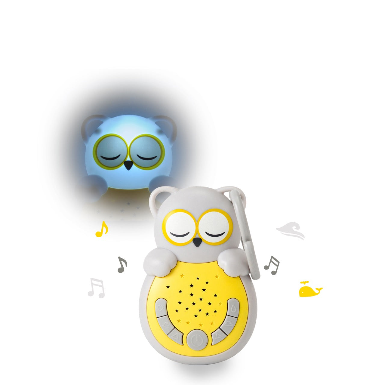 Travel Comforting Sound Machine w/Calming Light | Owl – cloud.b