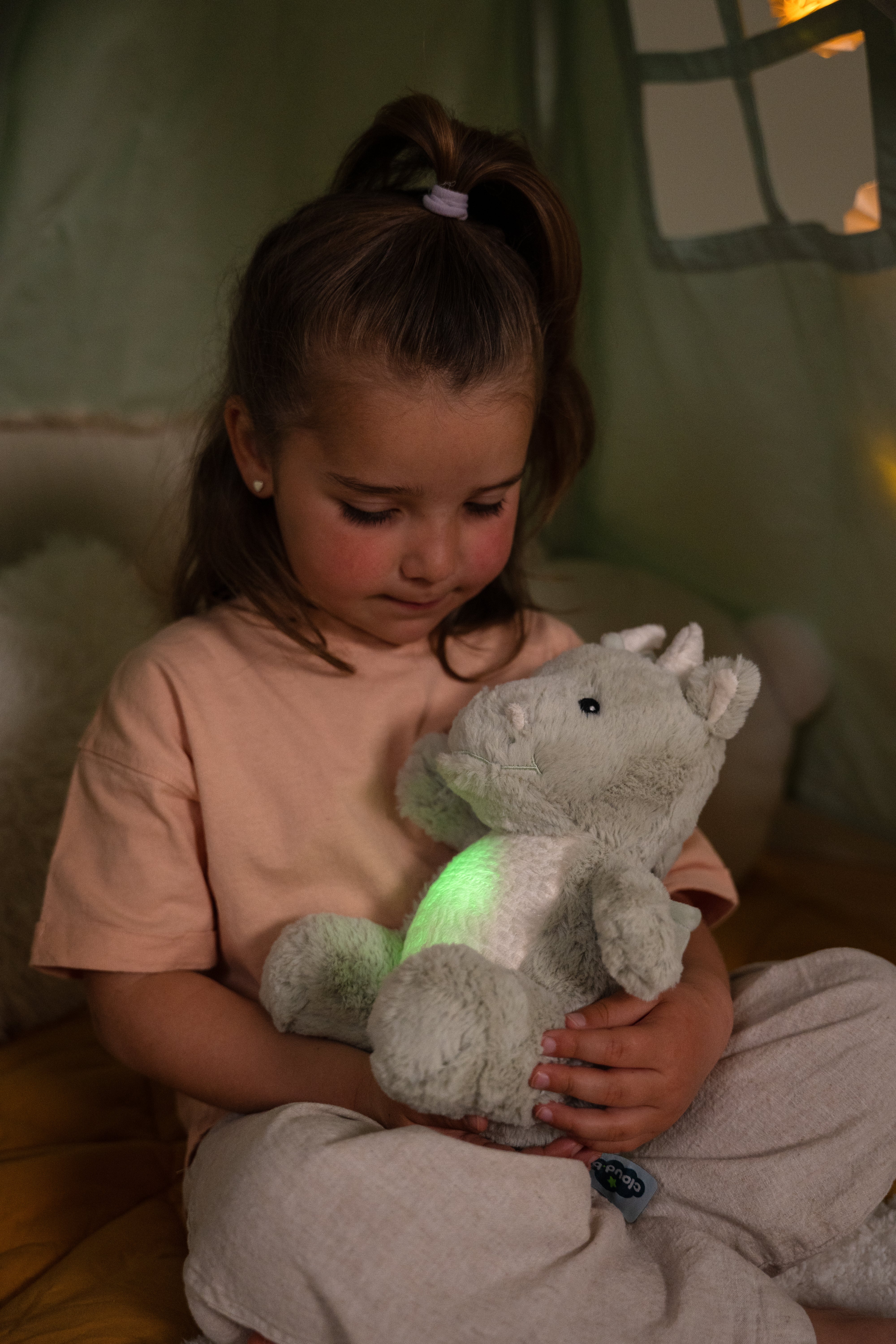 White Noise Soothing Nightlight Plush | LoveLight Buddies Dragon