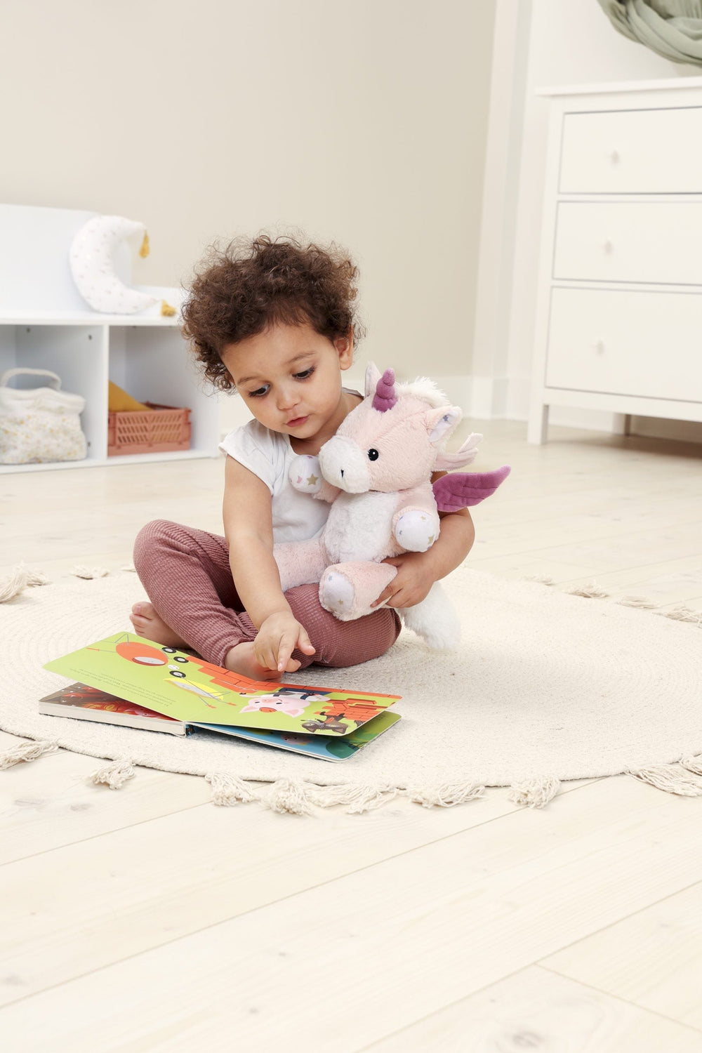 LoveLight™ Buddies - Lily the Unicorn™ White Noise Soothing Plush cloud.b   