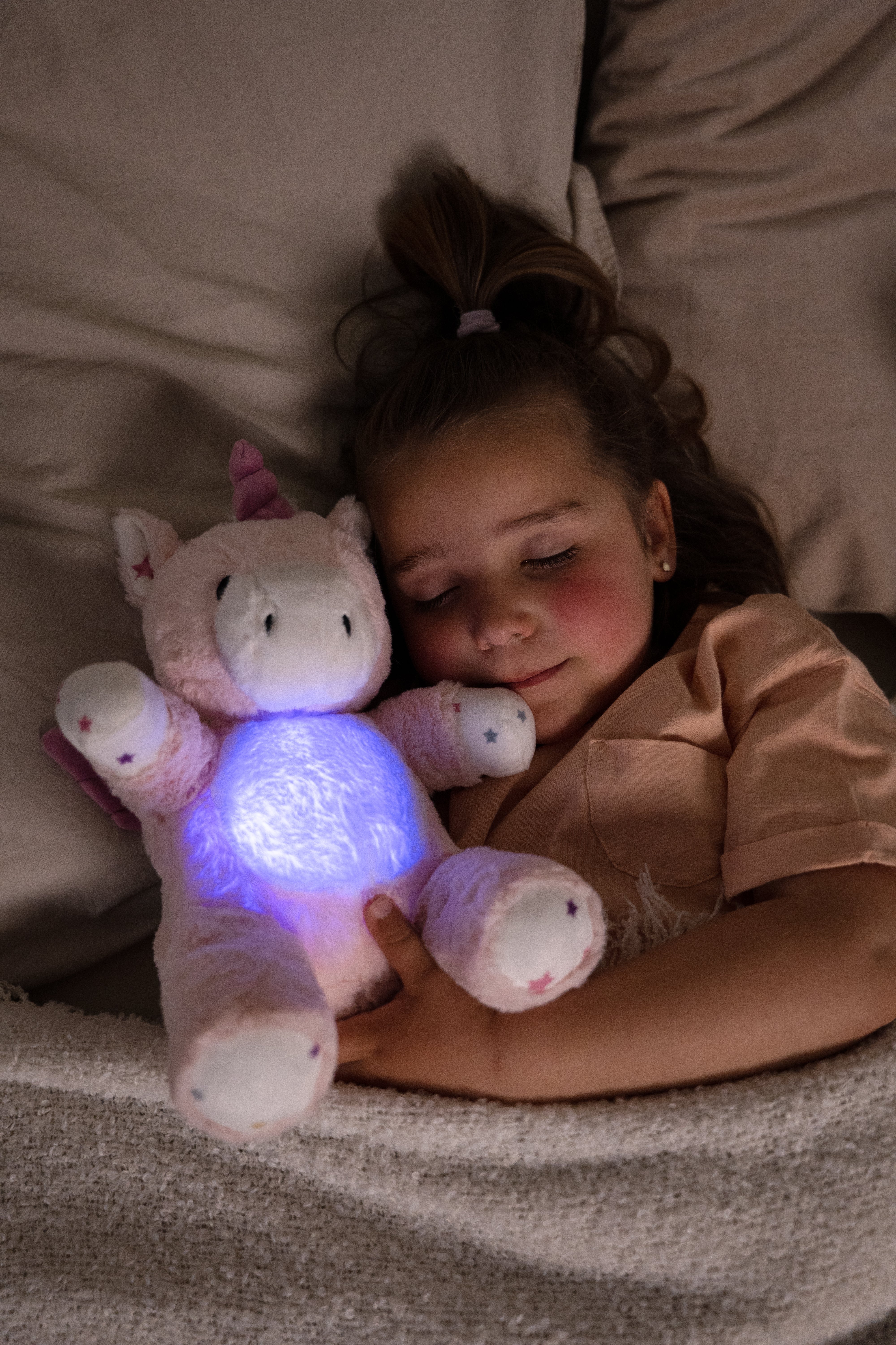 White Noise Soothing Nightlight Plush | LoveLight Buddies Unicorn