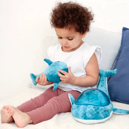 Tranquil Whale™ Family - Blue Tranquil Whale Nightlight for babies and kids cloud.b   