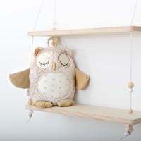 Nighty Night Owl™ Smart Sensor White Noise Soothing Plush cloud.b   