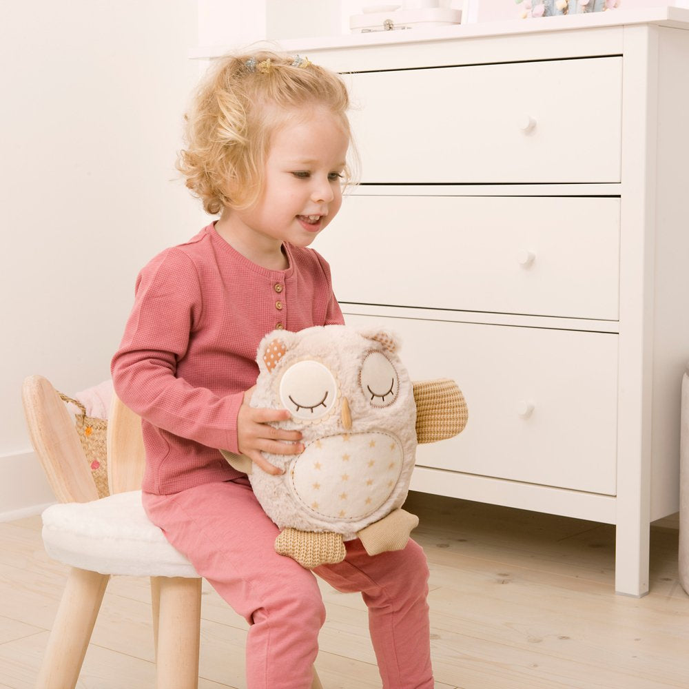 Nighty Night Owl™ Smart Sensor White Noise Soothing Plush cloud.b   