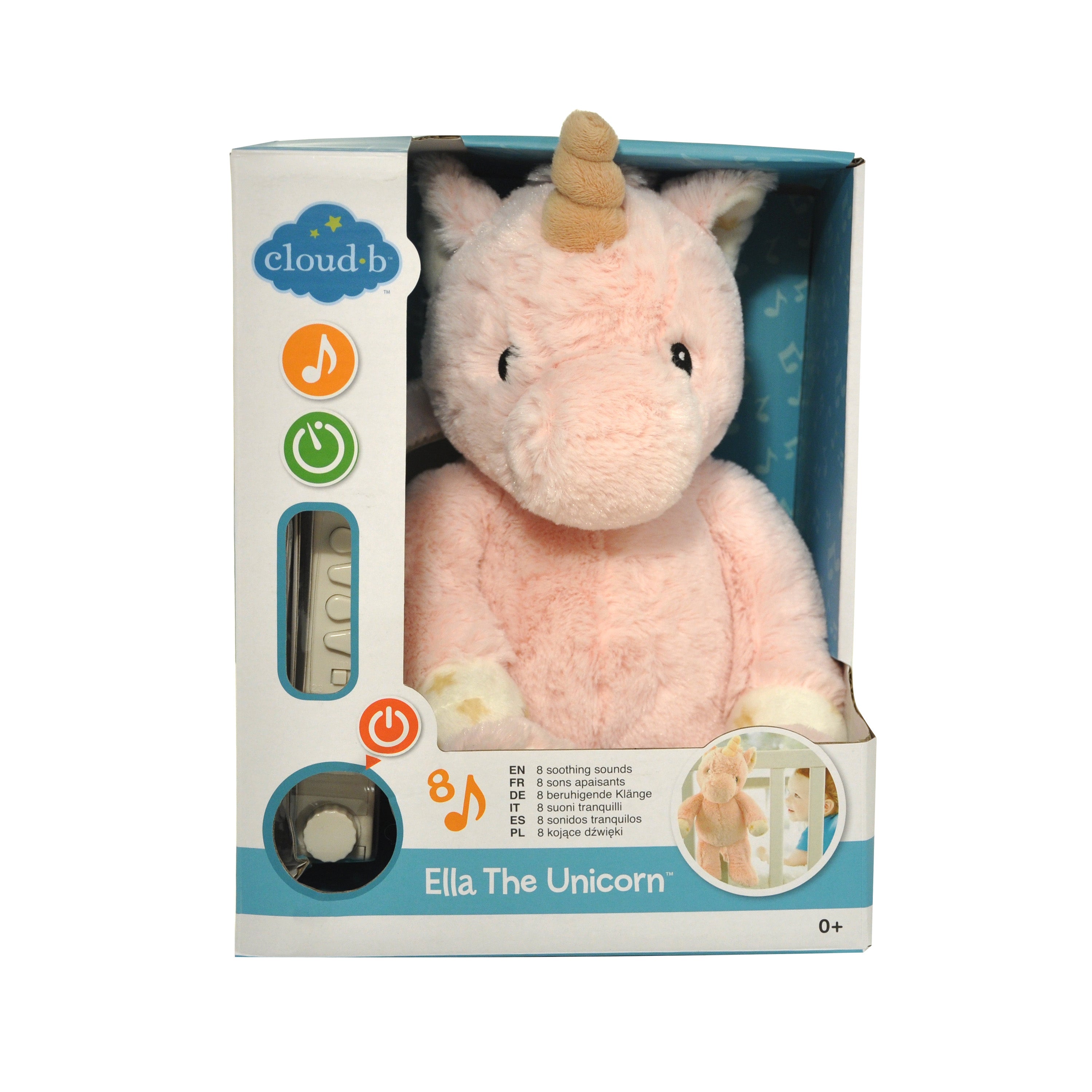 White Noise Soothing Plush | Relaxing Sleep Aid | Ella the Unicorn