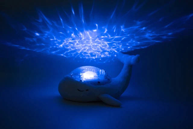 Tranquil Whale™ Family - Blue Tranquil Whale Nightlight for babies and kids cloud.b   