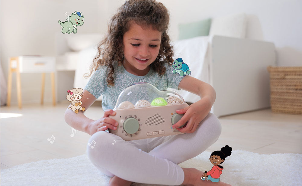 Cloud B Peluche Peaceful Panda Con Suoni Rilassanti - 8 Suoni Tra Cui Ninna Nanne E Rumore Bianco - Auto-spegnimento