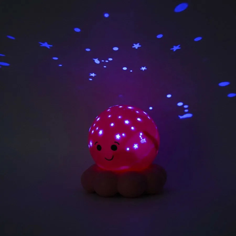 Twinkles To Go Octo™ - Pink Travel Comforting Nightlight Projector cloud.b   